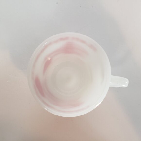 "I Left My Heart in San Francisco" Milk Glass Pedestal Coffee Cup MCM Vintage - Picture 4 of 5